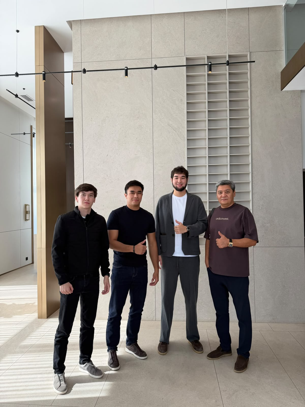 Команда QurylysAnalytics на встрече с председателем Orda Invest